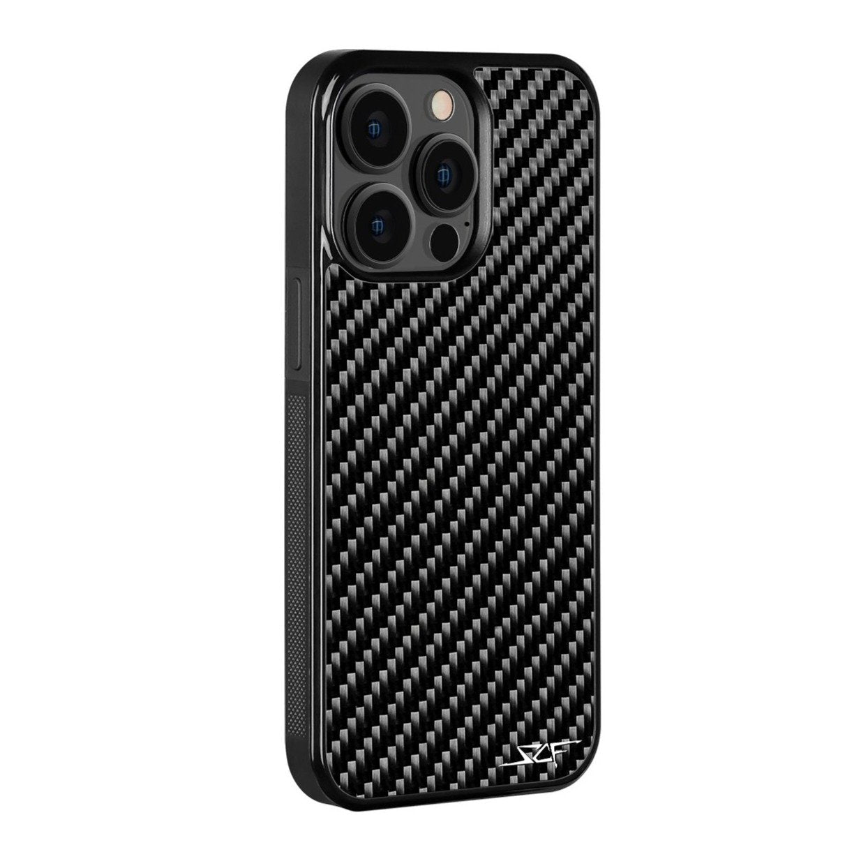 Чехол Carbon Style Bumper Case для iPhone 15 Pro Max Black