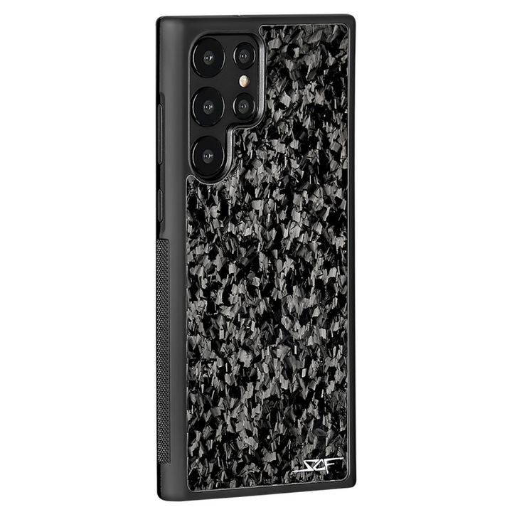 Coque de téléphone Samsung S23 ULTRA en fibre de carbone véritable | Série CLASSIC