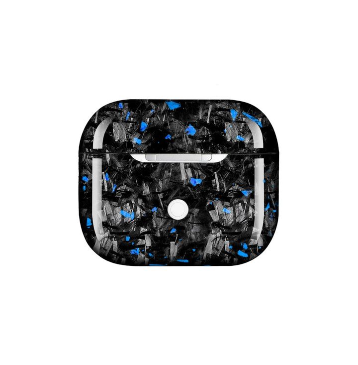 Apple AirPods | Blue Flake Real Forged Carbon Fiber Case