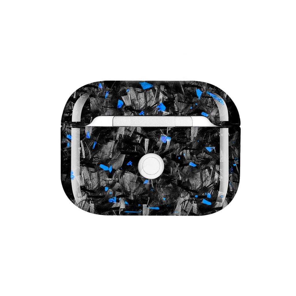 Apple AirPods | Blue Flake Real Forged Carbon Fiber Case