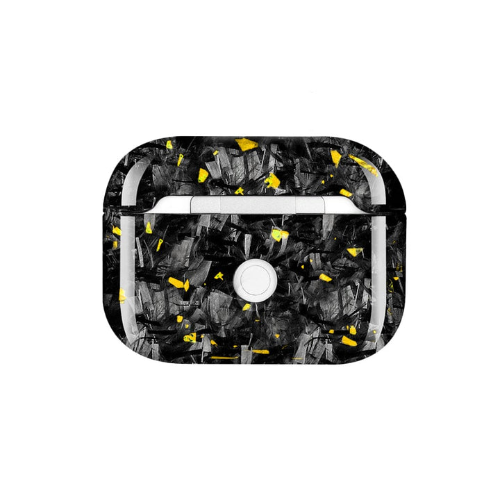 Apple AirPods | Gold Flake Real Forged Carbon Fiber Case