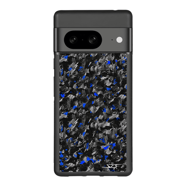 Google Pixel | Blue Flake Real Forged Carbon Fiber Phone Case | CLASSIC Series