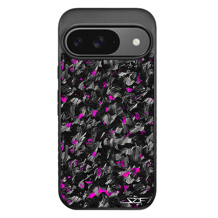 Google Pixel | Purple Flake Real Forged Carbon Fiber Phone Case | CLASSIC Series