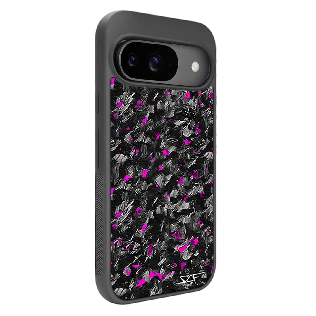 Google Pixel | Purple Flake Real Forged Carbon Fiber Phone Case | CLASSIC Series