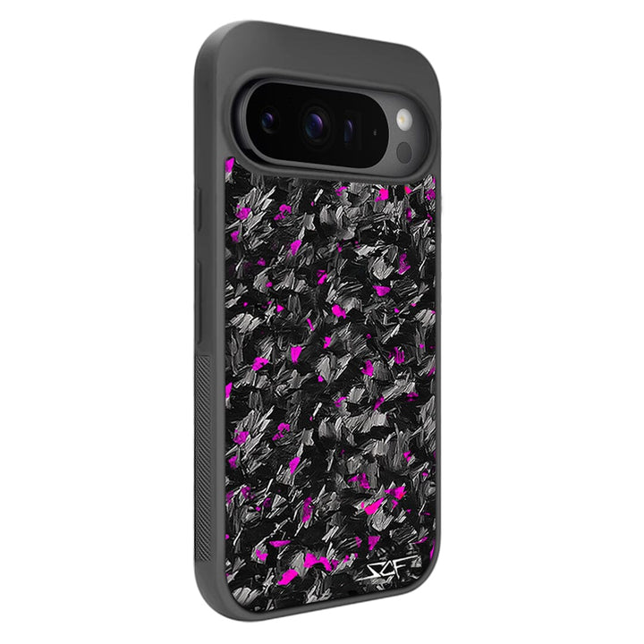 Google Pixel | Purple Flake Real Forged Carbon Fiber Phone Case | CLASSIC Series