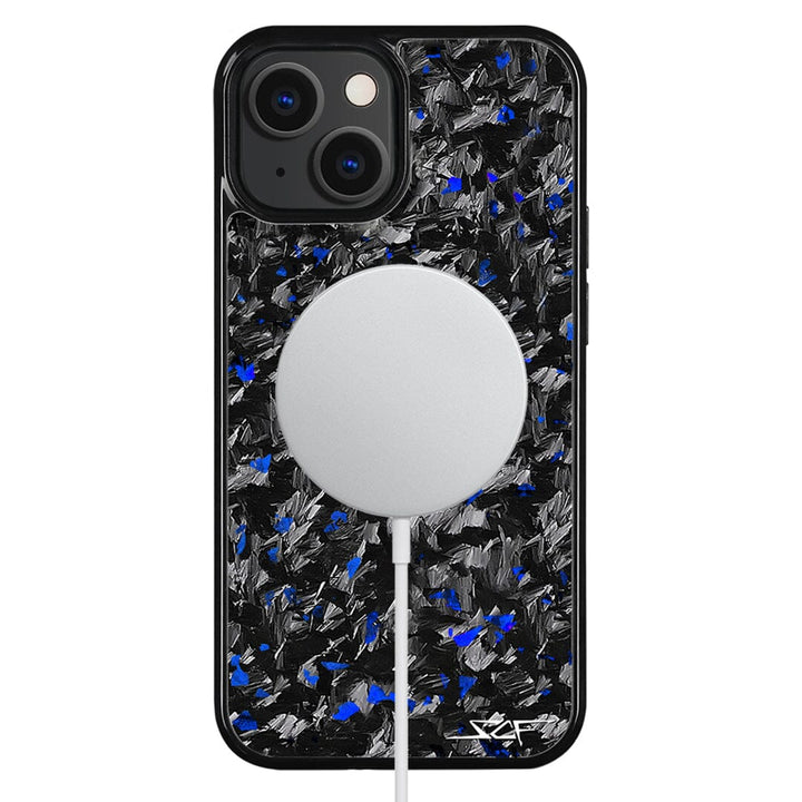 iPhone | Blue Flake Real Forged Carbon Fiber Phone Case | CLASSIC Series