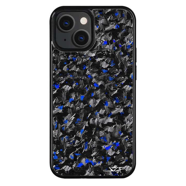 iPhone | Blue Flake Real Forged Carbon Fiber Phone Case | CLASSIC Series