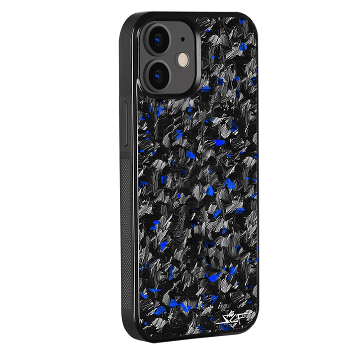 iPhone | Blue Flake Real Forged Carbon Fiber Phone Case | CLASSIC Series