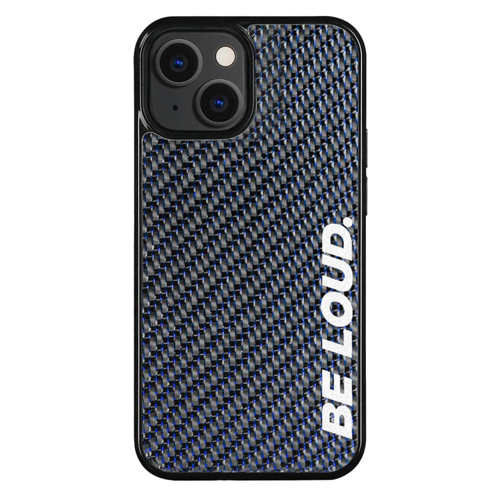 iPhone | Blue Lace Real Forged Carbon Fiber Case | BE LOUD. x SCF