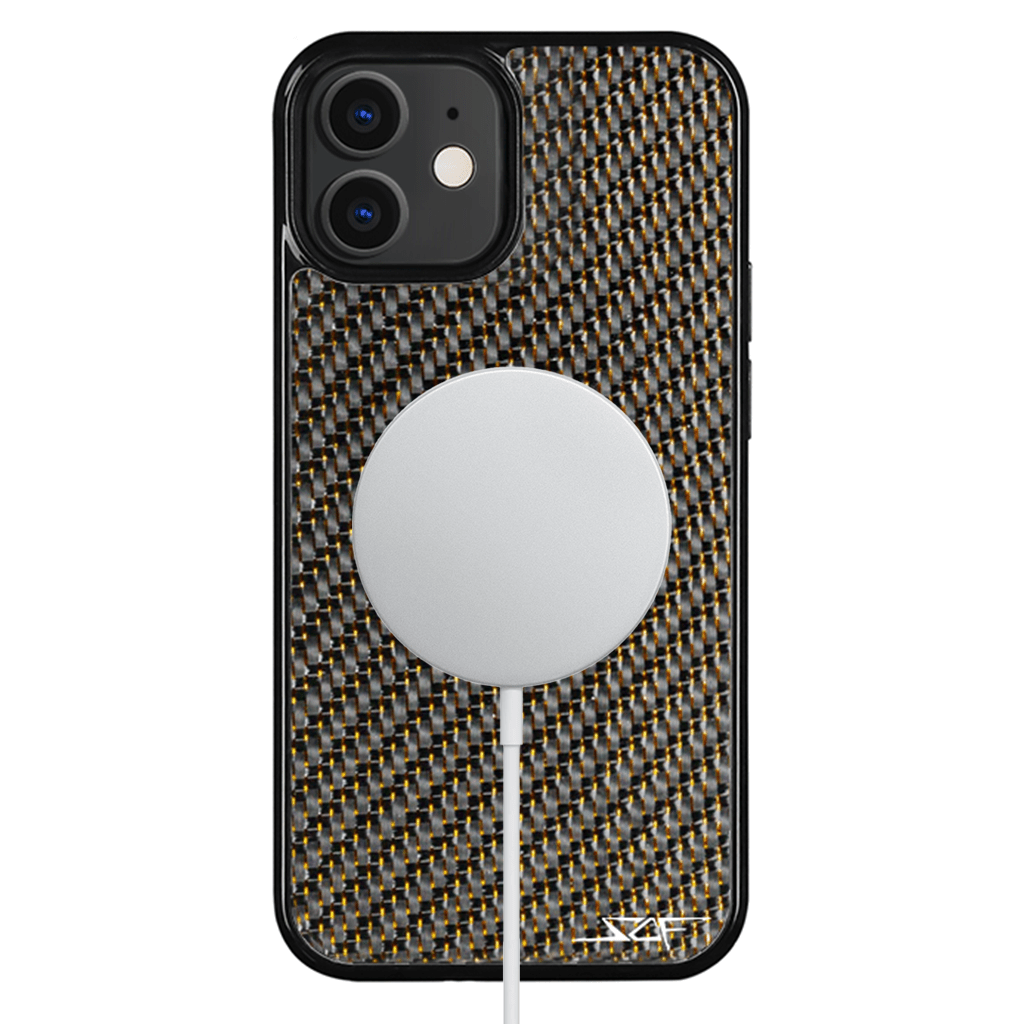 iPhone | Gold Lace Real Carbon Fiber Phone Case | CLASSIC Series