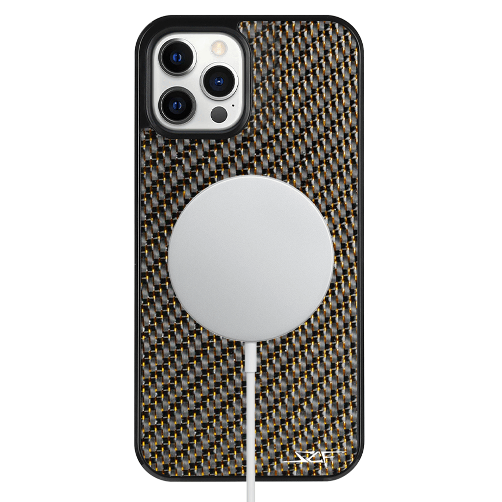 iPhone | Gold Lace Real Carbon Fiber Phone Case | CLASSIC Series