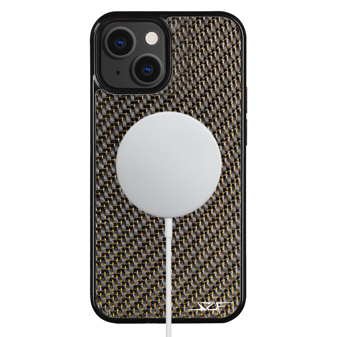 iPhone | Gold Lace Real Carbon Fiber Phone Case | CLASSIC Series