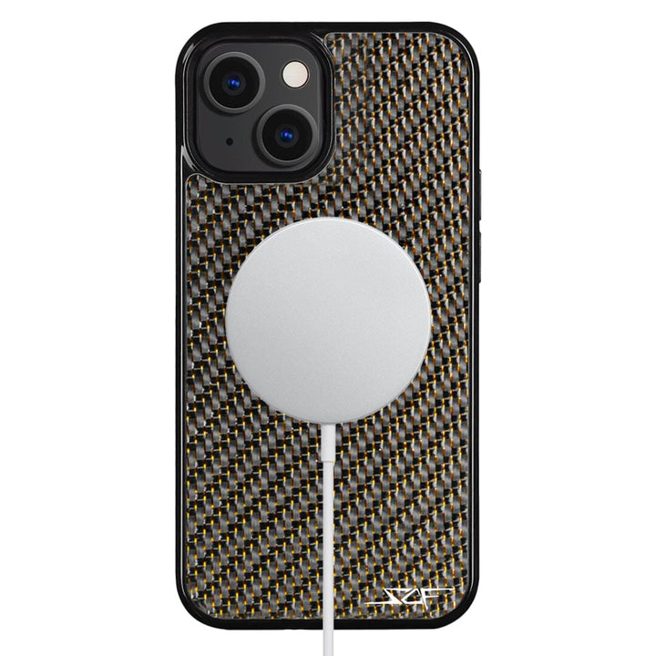 iPhone | Gold Lace Real Carbon Fiber Phone Case | CLASSIC Series