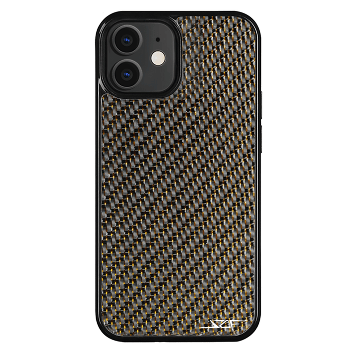 iPhone | Gold Lace Real Carbon Fiber Phone Case | CLASSIC Series