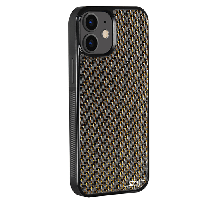 iPhone | Gold Lace Real Carbon Fiber Phone Case | CLASSIC Series