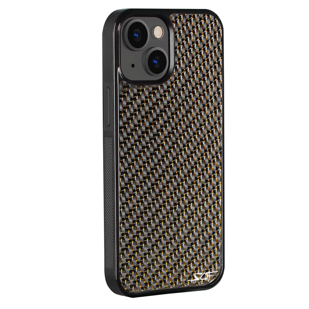 iPhone | Gold Lace Real Carbon Fiber Phone Case | CLASSIC Series