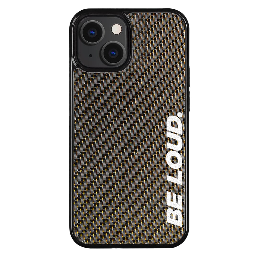 iPhone | Gold Lace Real Forged Carbon Fiber Case | BE LOUD. x SCF