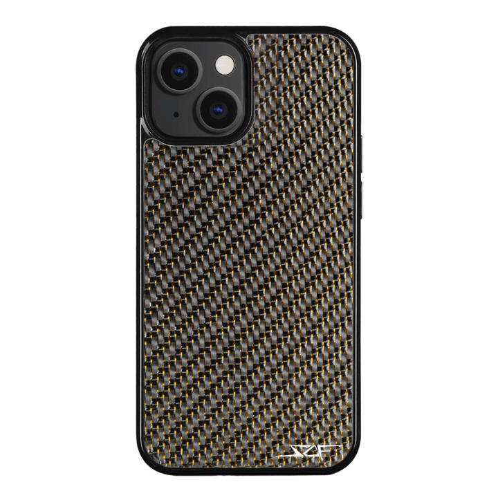 iPhone | Gold Laced Real Carbon Fiber Phone Case | CLASSIC Series