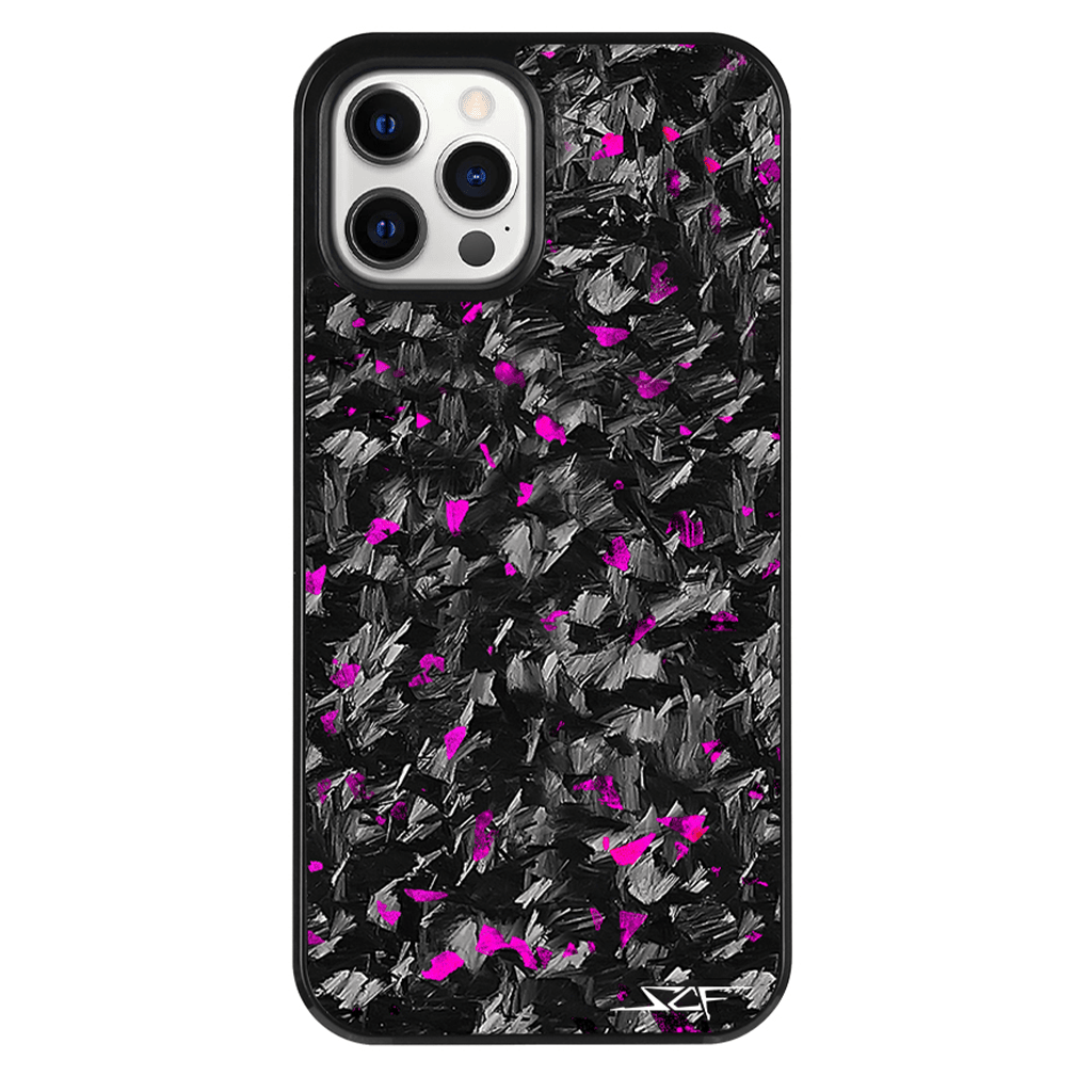 iPhone | Purple Flake Real Forged Carbon Fiber Phone Case | CLASSIC Series