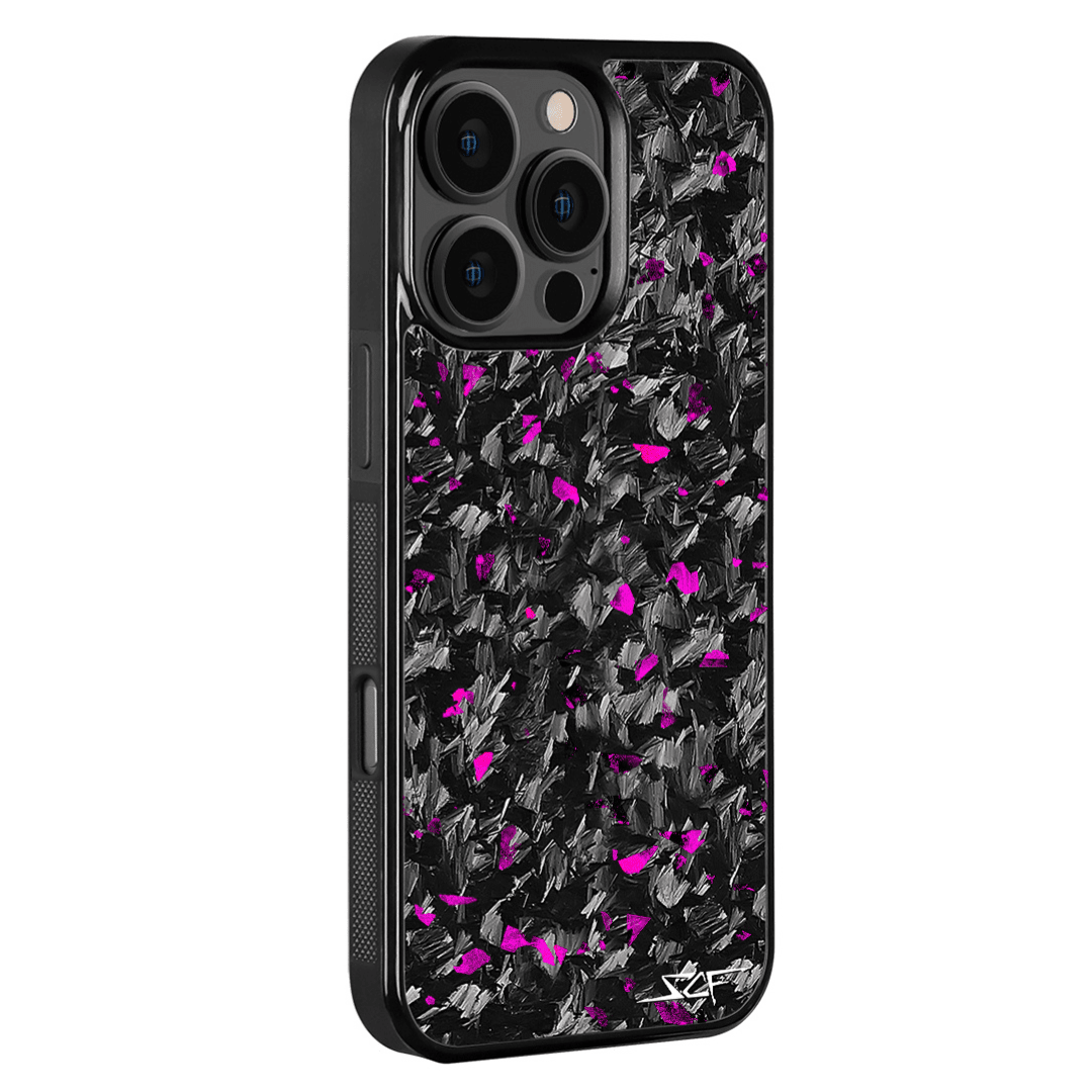 iPhone | Purple Flake Real Forged Carbon Fiber Phone Case | CLASSIC Series