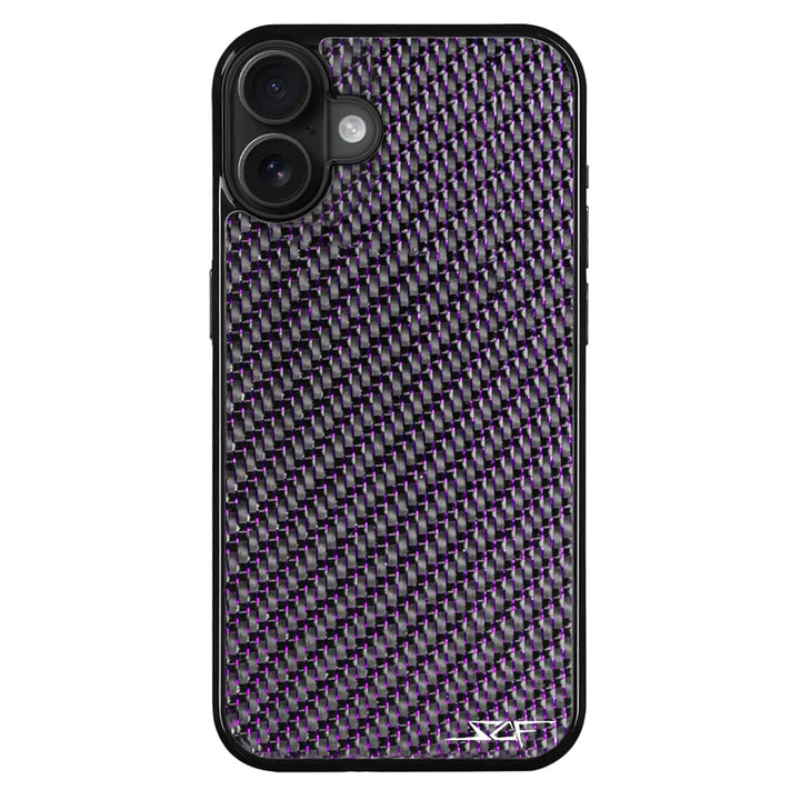 iPhone | Purple Lace Real Carbon Fiber Phone Case | CLASSIC Series