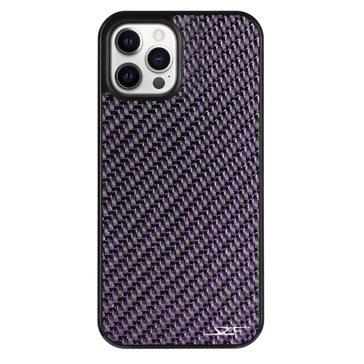 iPhone | Purple Lace Real Carbon Fiber Phone Case | CLASSIC Series