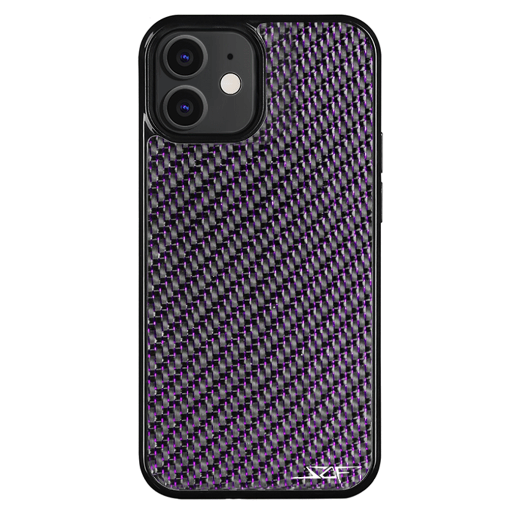 iPhone | Purple Lace Real Carbon Fiber Phone Case | CLASSIC Series