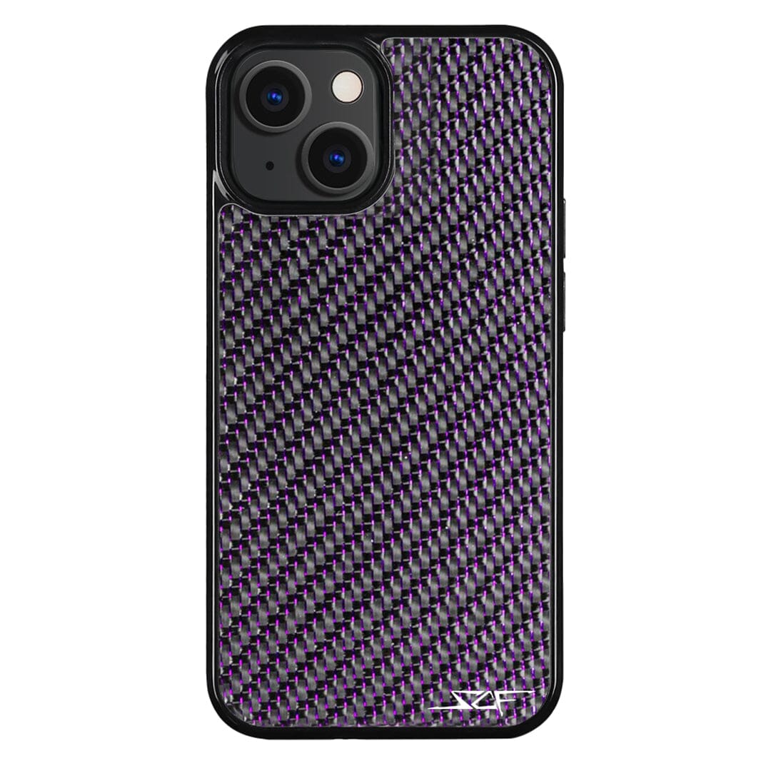 iPhone | Purple Lace Real Carbon Fiber Phone Case | CLASSIC Series