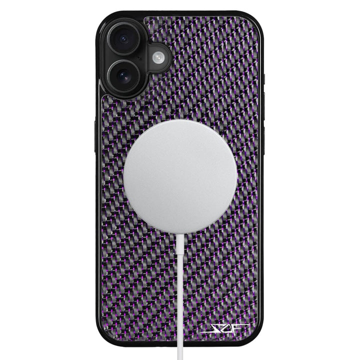 iPhone | Purple Lace Real Carbon Fiber Phone Case | CLASSIC Series