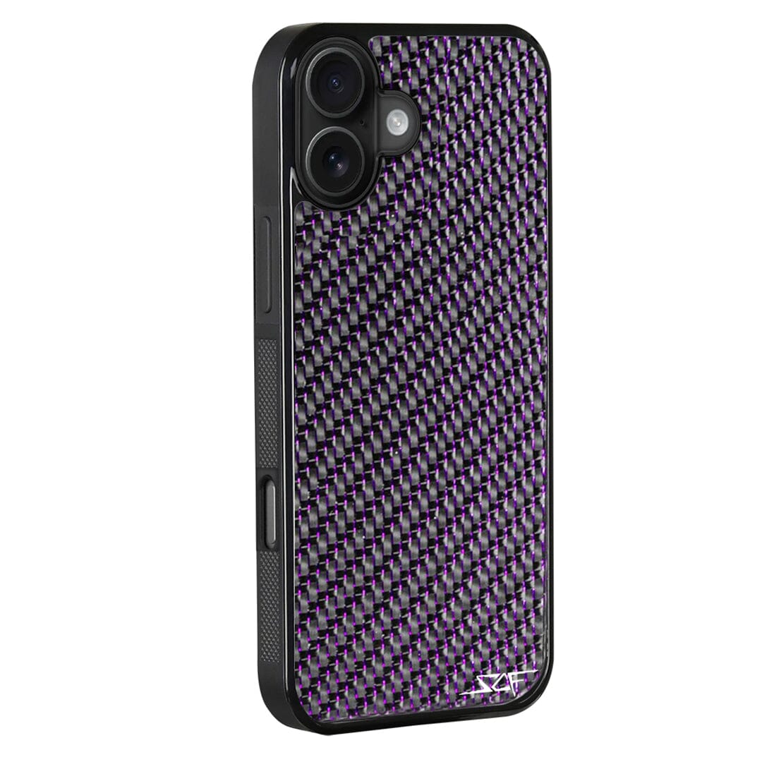 iPhone | Purple Lace Real Carbon Fiber Phone Case | CLASSIC Series