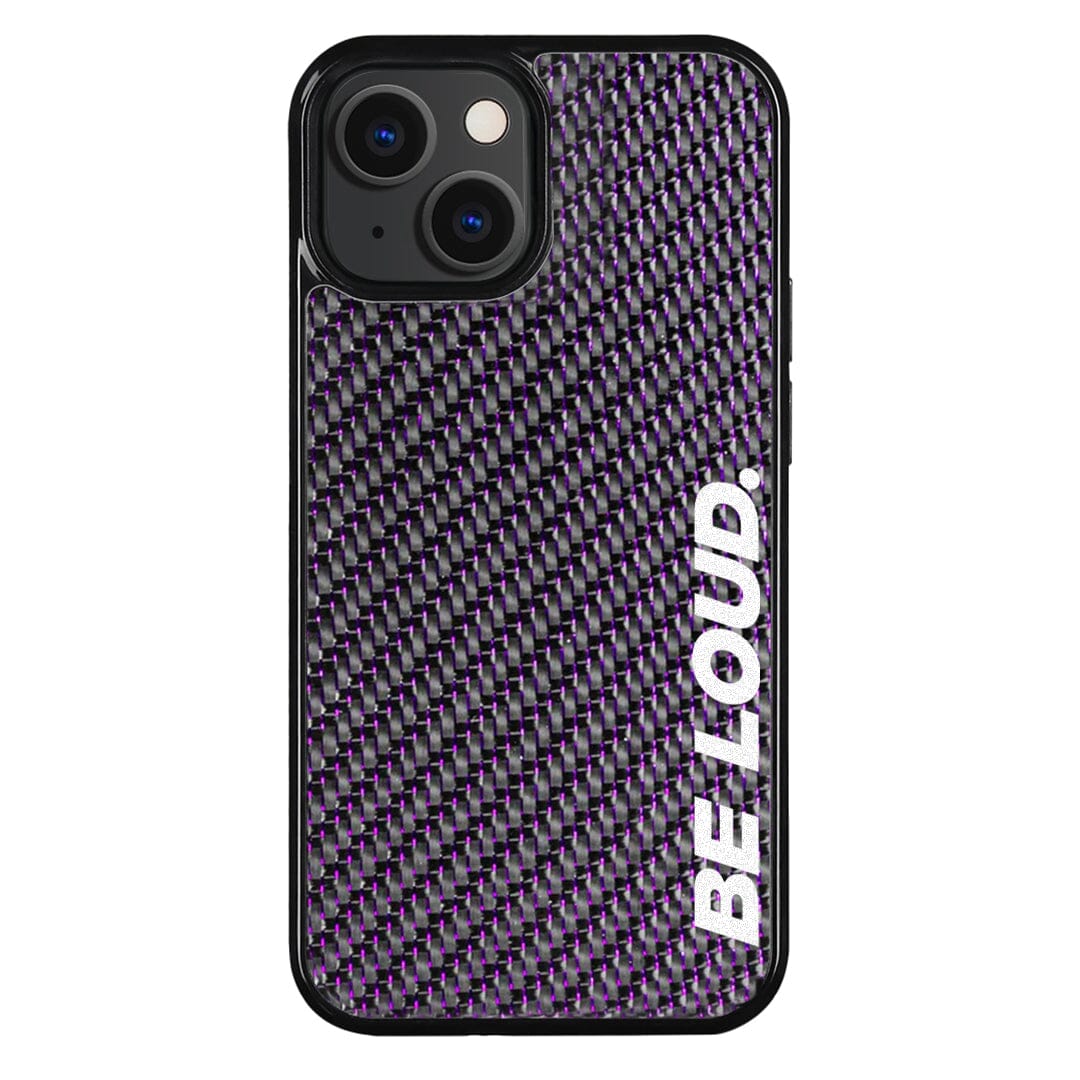 iPhone | Purple Lace Real Forged Carbon Fiber Case | BE LOUD. x SCF