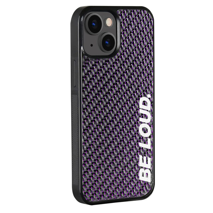 iPhone | Purple Lace Real Forged Carbon Fiber Case | BE LOUD. x SCF