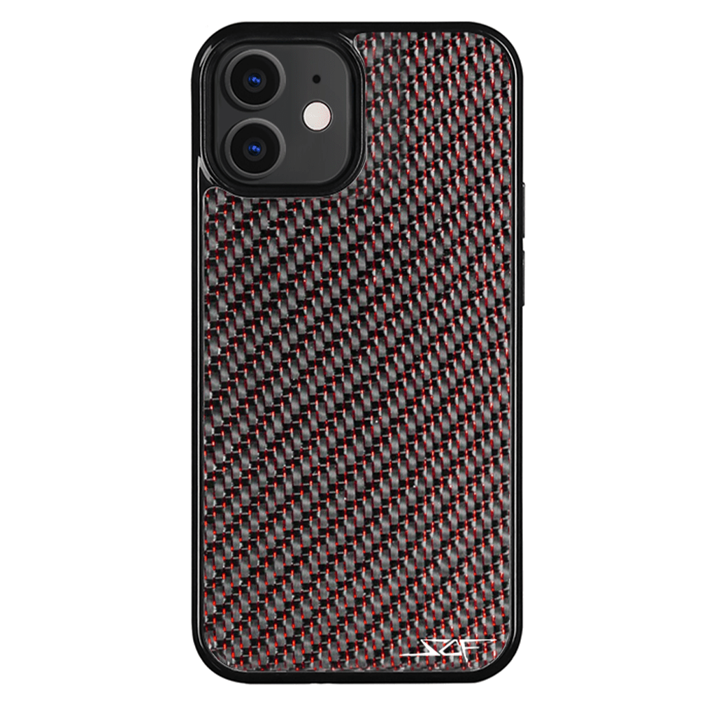 iPhone | Red Lace Real Carbon Fiber Phone Case | CLASSIC Series