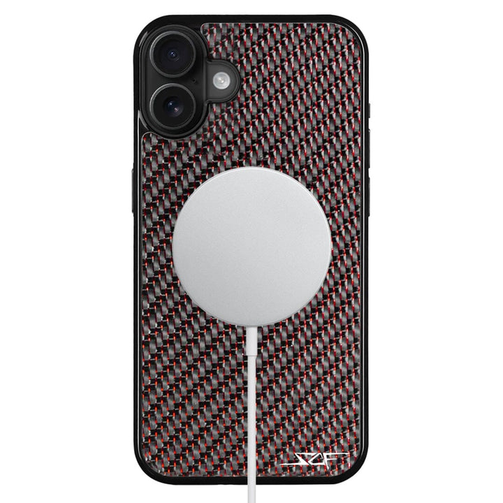 iPhone | Red Lace Real Carbon Fiber Phone Case | CLASSIC Series