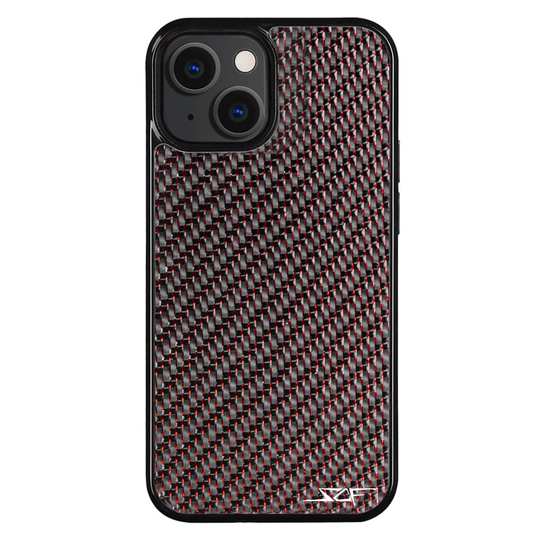 iPhone | Red Lace Real Carbon Fiber Phone Case | CLASSIC Series