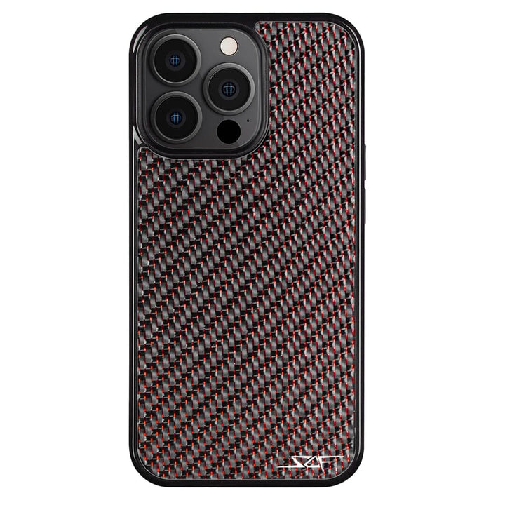 iPhone | Red Lace Real Carbon Fiber Phone Case | CLASSIC Series