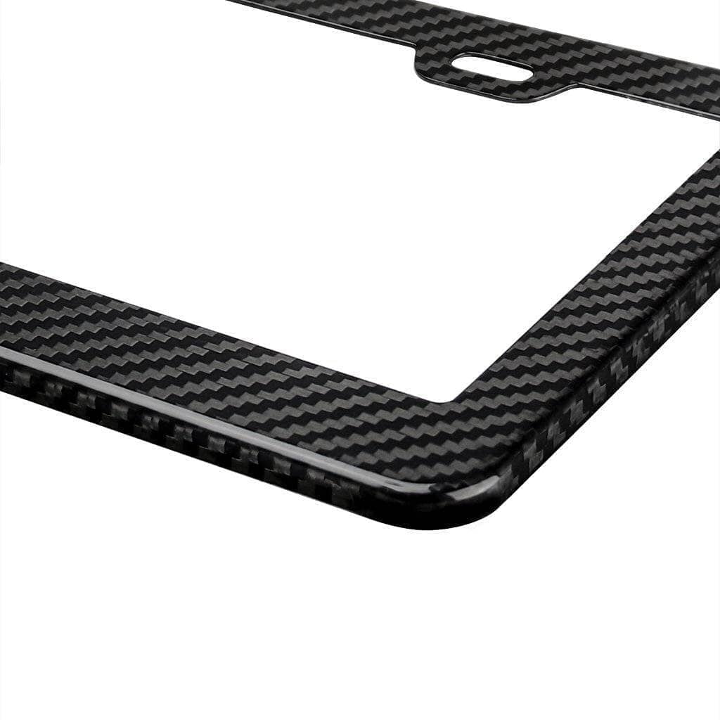 Real Carbon Fiber License Plate Frame (2 Pack) – Simply Carbon Fiber