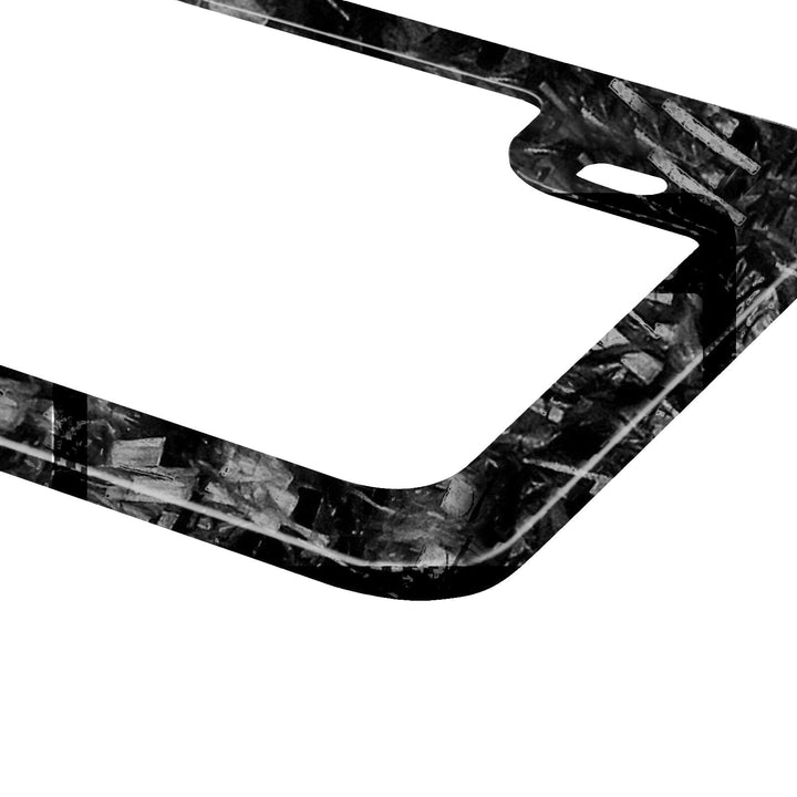 Real Forged Carbon Fiber Motorcycle License Plate Frame