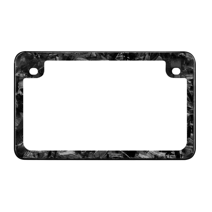 Real Forged Carbon Fiber Motorcycle License Plate Frame