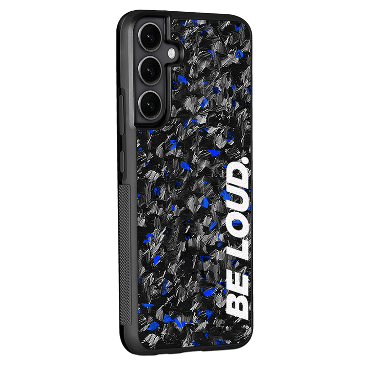 Samsung | Blue Flake Real Forged Carbon Fiber Case | BE LOUD. x SCF