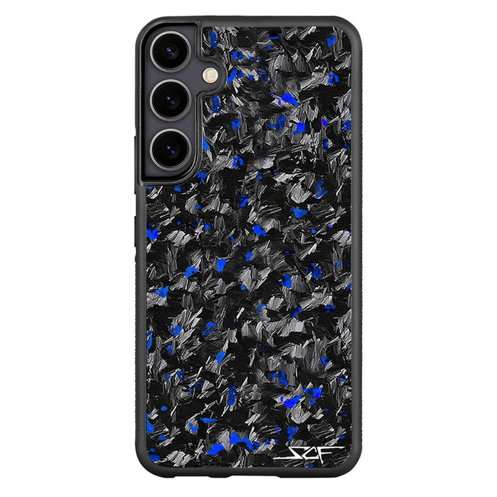 Samsung | Blue Flake Real Forged Carbon Fiber Phone Case | CLASSIC Series