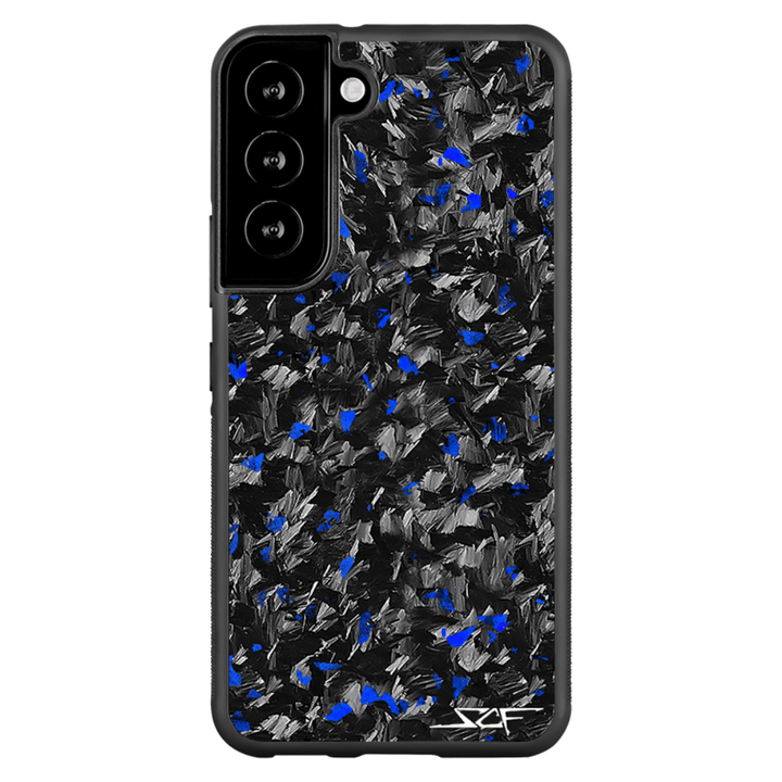 Samsung | Blue Flake Real Forged Carbon Fiber Phone Case | CLASSIC Series