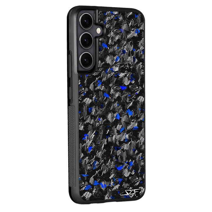 Samsung | Blue Flake Real Forged Carbon Fiber Phone Case | CLASSIC Series