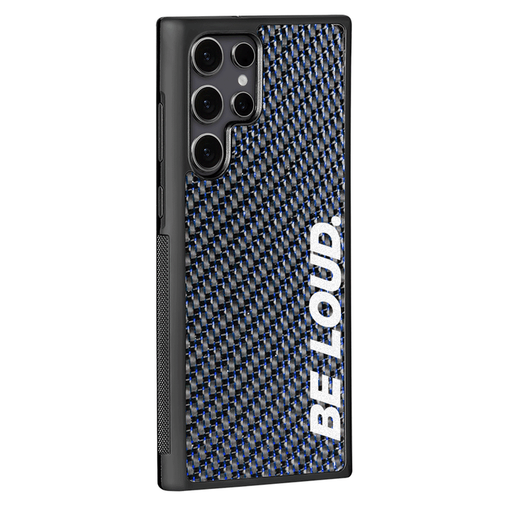 Samsung | Blue Lace Real Forged Carbon Fiber Case | BE LOUD. x SCF