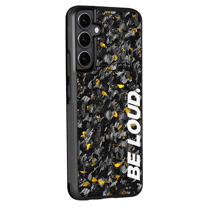 Samsung | Gold Flake Real Forged Carbon Fiber Case | BE LOUD. x SCF