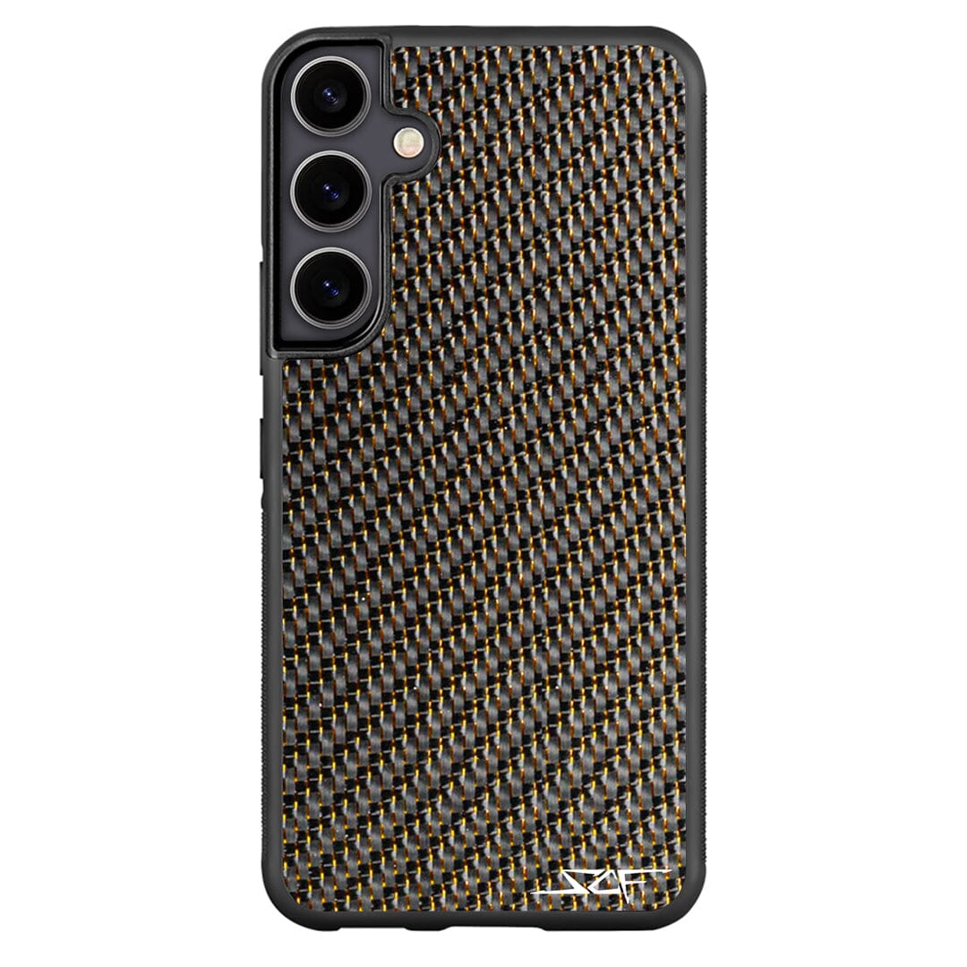 Samsung | Gold Lace Real Carbon Fiber Phone Case | CLASSIC Series