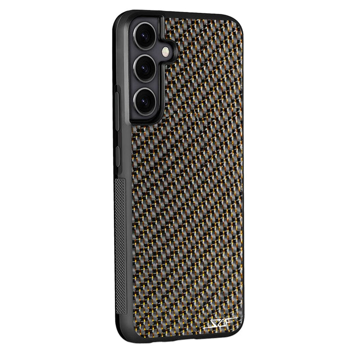 Samsung | Gold Lace Real Carbon Fiber Phone Case | CLASSIC Series