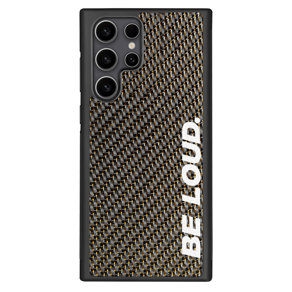 Samsung | Gold Lace Real Forged Carbon Fiber Case | BE LOUD. x SCF