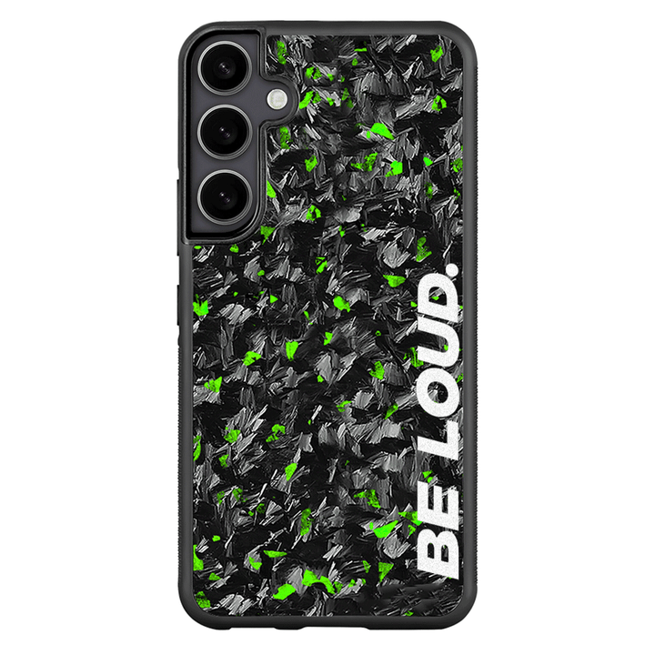 Samsung | Green Flake Real Forged Carbon Fiber Case | BE LOUD. x SCF