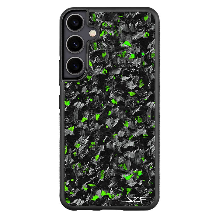 Samsung | Green Flake Real Forged Carbon Fiber Phone Case | CLASSIC Series